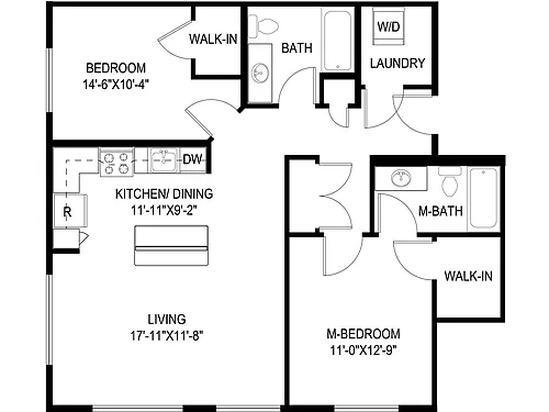 Floor plan B3