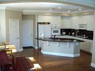 Slab Granite & backsplash Dbl Ovens