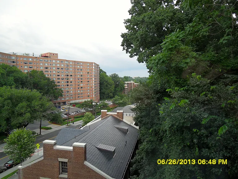 View from Window towards Rock Creek Park
