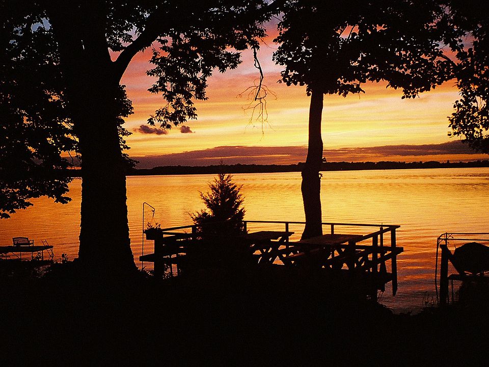 Sunset view from front porch