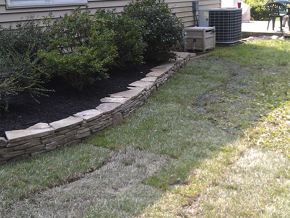 Rear yard wall portion