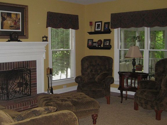 17 x 19 family room, fire place, lake views