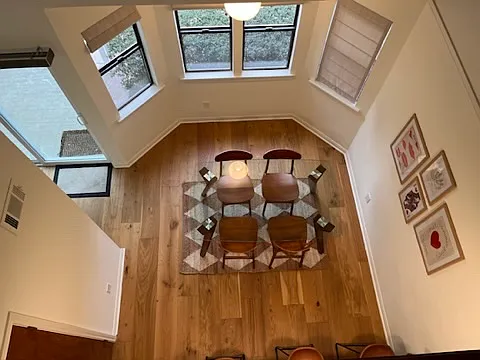 Dining room view from the office loft