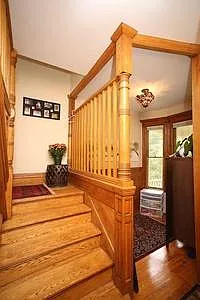 main stairway and small parlor off front door