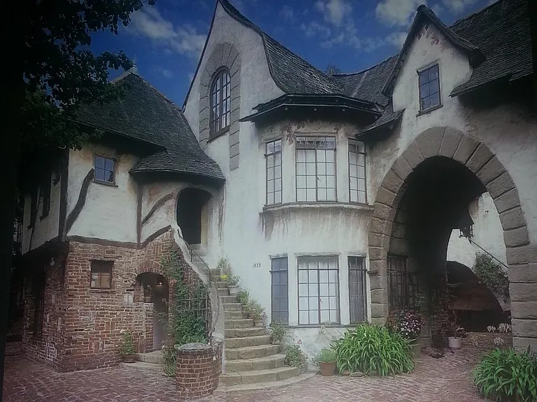 Majestic gothic european construction