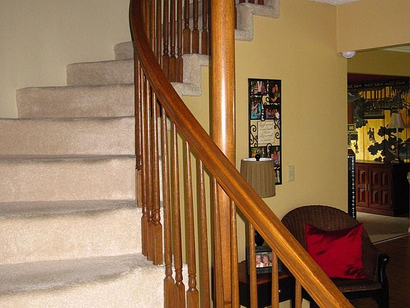 Custom spiral banister