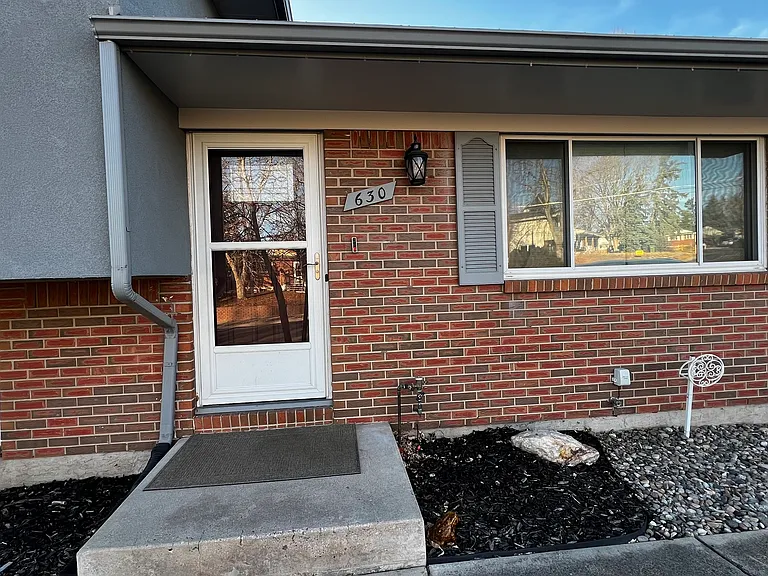 Front entrance with well-lit, keyless entry for easy and secure self-check-in.