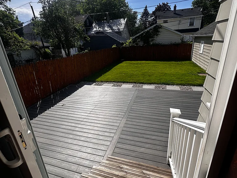 Back Yard & Deck