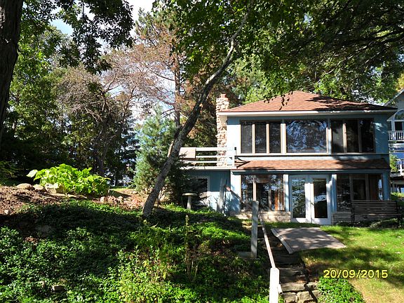 view of house from lake