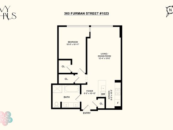 2nd image of 360 Furman St APT 1023