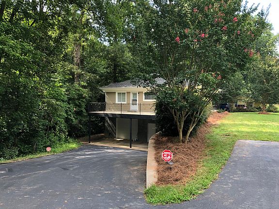View from driveway