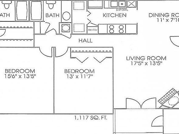 Spacious Floor Plan!