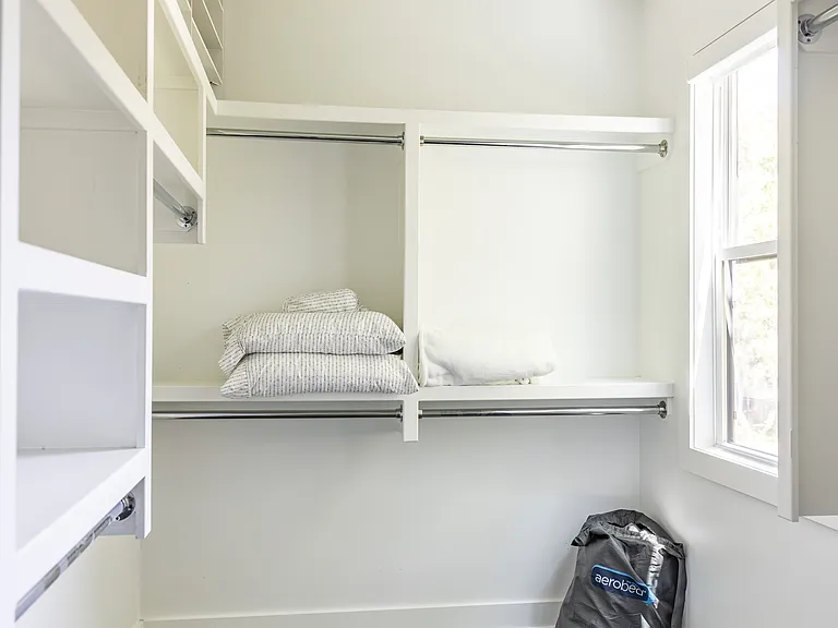 Large primary closet