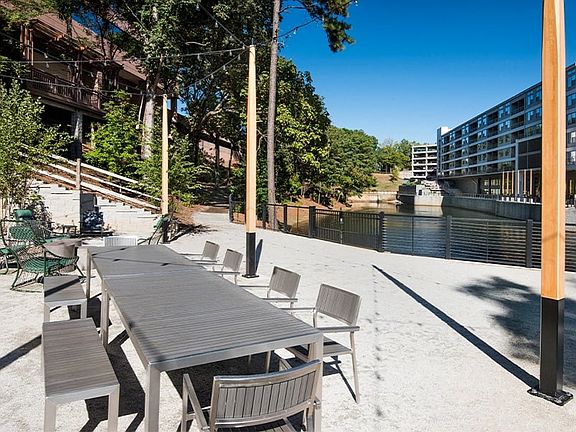 Enjoy a picnic next to the lake at the resident park