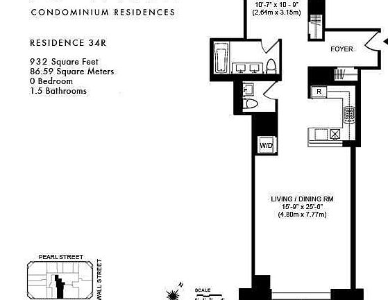 2nd image of 75 Wall St #34R