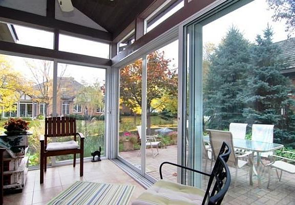 Three Season Room Overlooking Pond