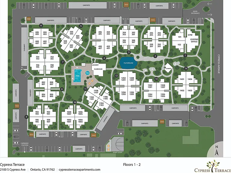 Site Map Cypress