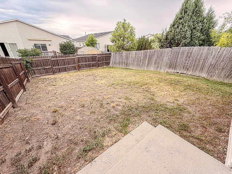 Fenced Backyard