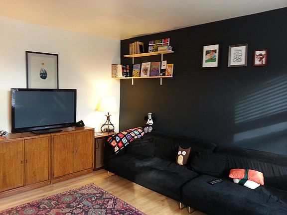 Living room front of building (furniture for reference)