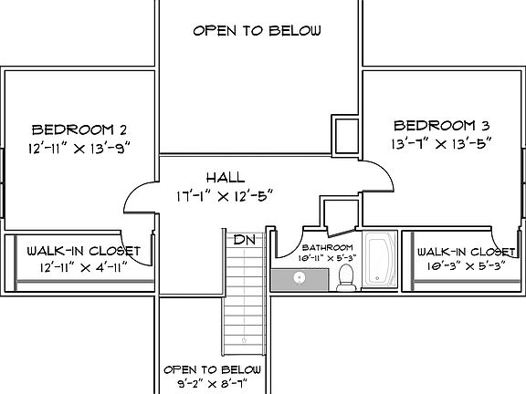 The Walton 2 - Second Floor Layout