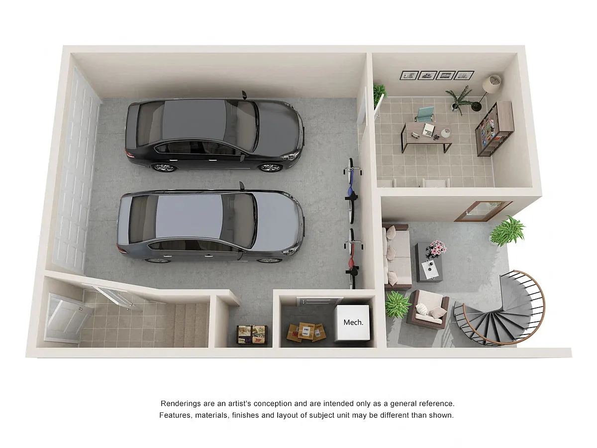 Floor plan Three Bedroom Three Bathroom