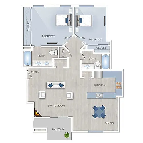 Floor plan C