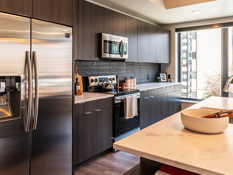 Kitchen with Stainless Steel Appliances