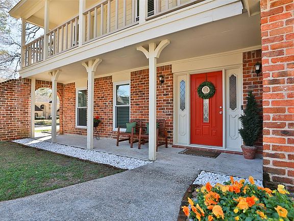 Welcoming front porch.