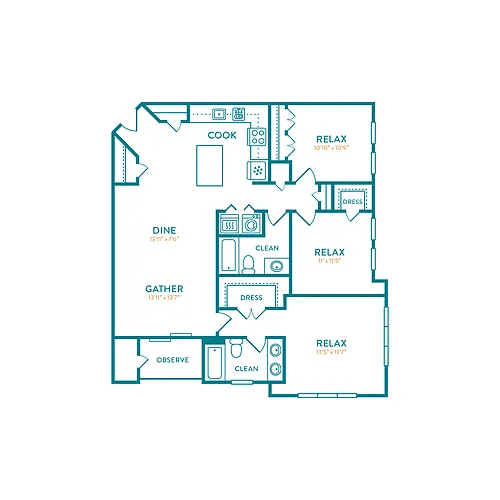 Floor plan Beckett