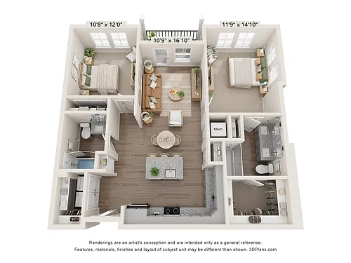 Floor plan Linville