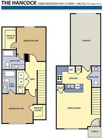 Floor plan The Hancock