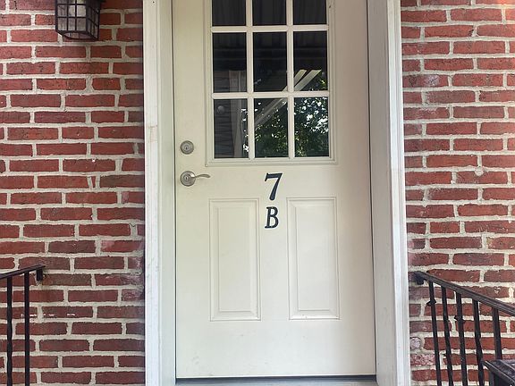 Entry located at side of building