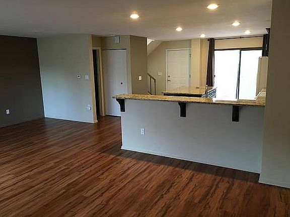 living room to kitchen open 