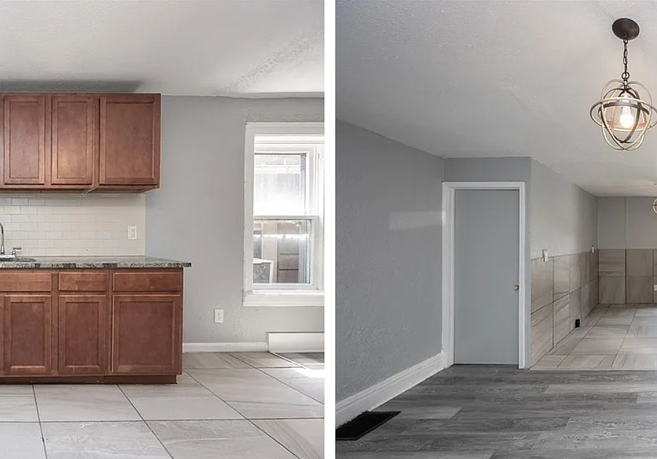 Large dining, living, and kithen area on open plan.