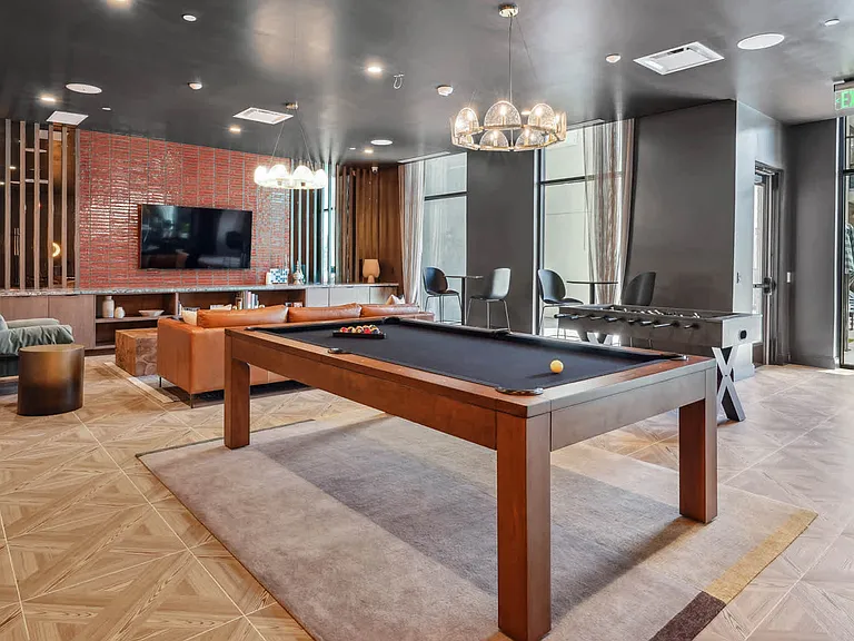 Resident Lounge with Billiards Table