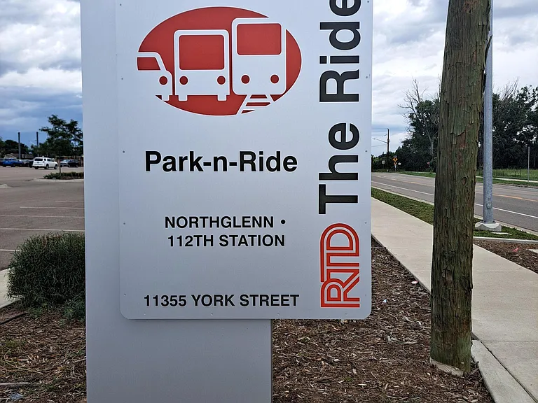 Park in ride RTD train station only 0.5 miles away.