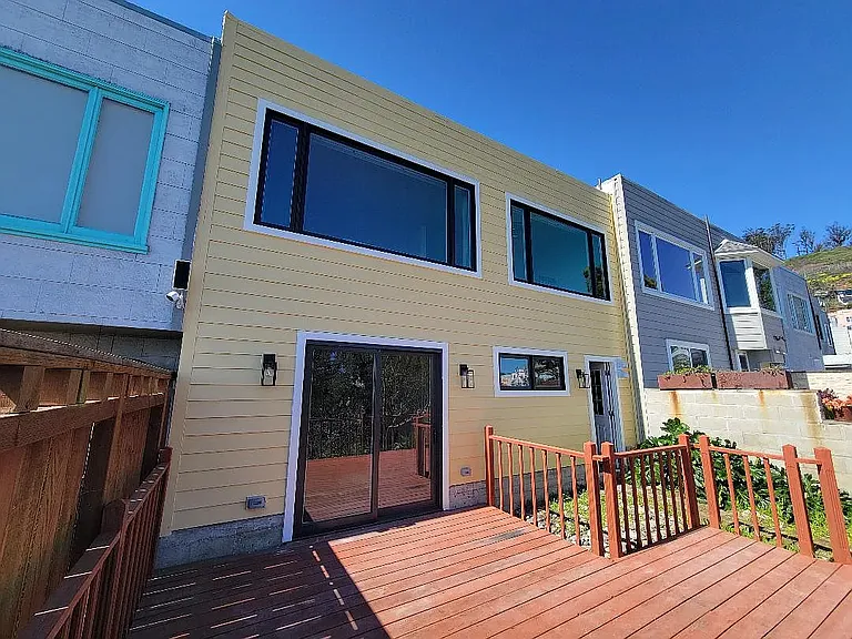 Newly remodeled exterior with new marvin windows