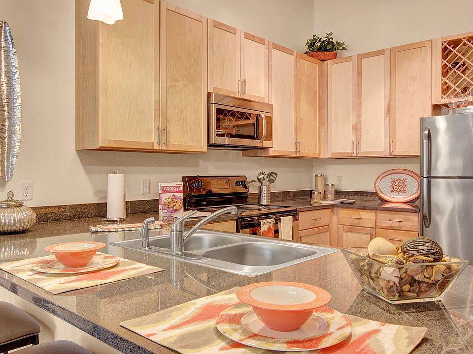 Residence At The COR Kitchen with Stainless Steel Appliances