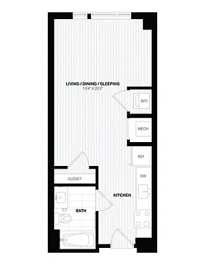 Floor plan Studio-A4.2