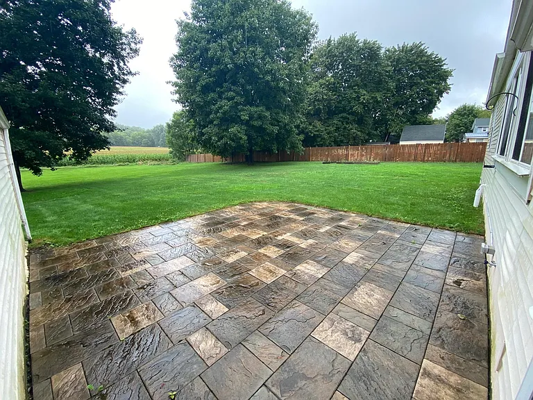 Backyard patio