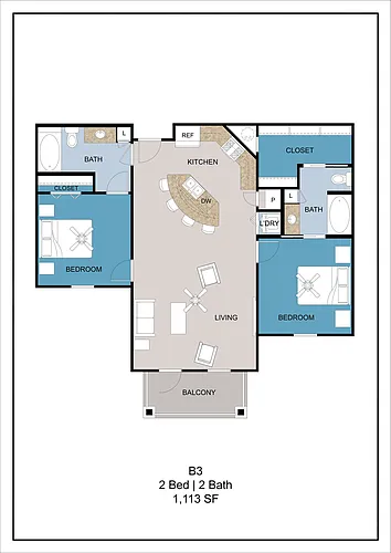 Floor plan B3