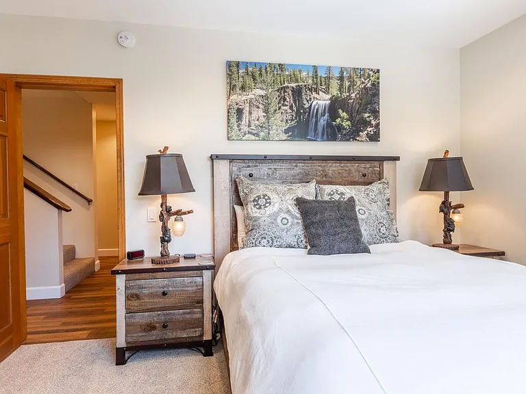 The second bedroom with a queen bed is great for your guest or kids