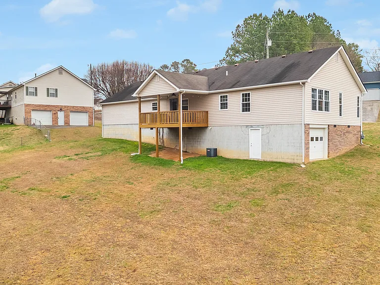 View of back of house