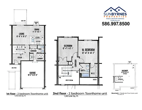 Floor plan 5709 Red Pine - Townhome