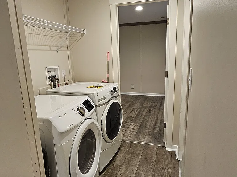 Washer and Dryer included for your convenience.