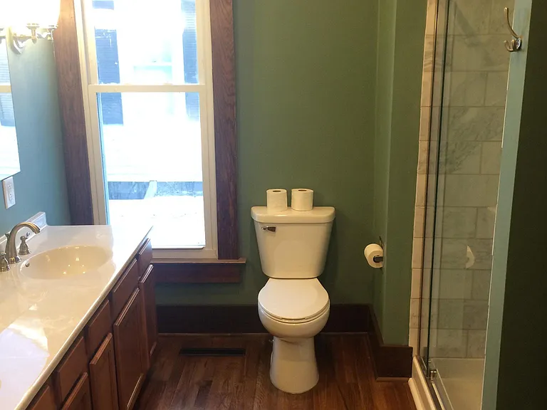 Master bathroom, with double sink vanity