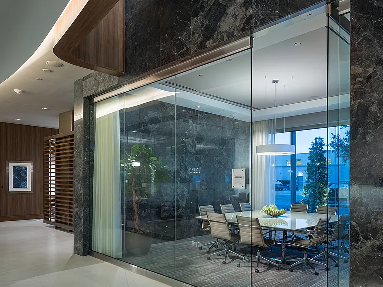 Private meeting rooms available