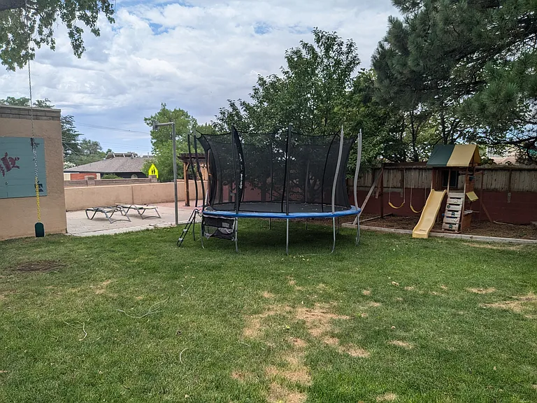 Backdoor from Corner shed (not pictured, but stays)
