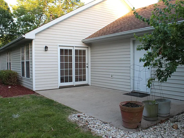 Another view of the patio