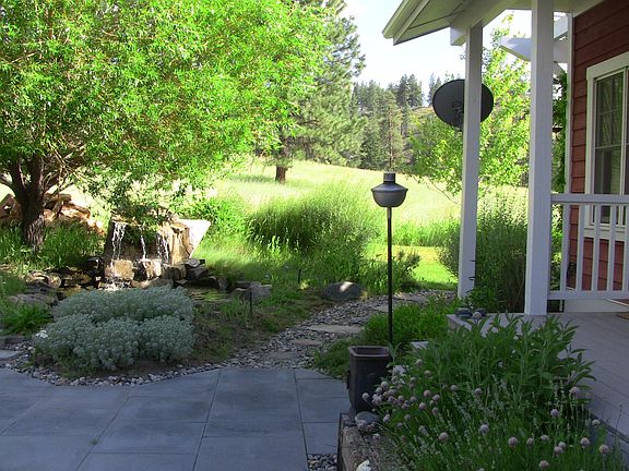 Patio pond/waterfall